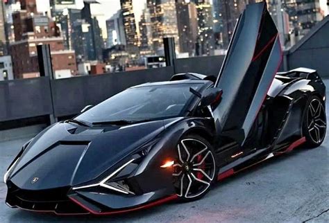 Black and Red Sports Car on Roof | Sports cars luxury