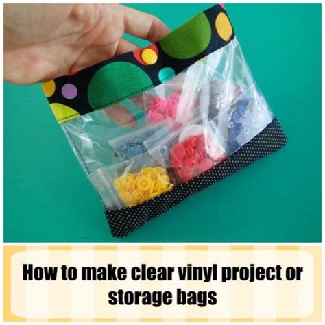 How To Make Clear Vinyl Zipper Bags Sewing 4 Free