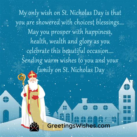 Saint Nicholas Day Wishes Messages 6th December Greetings Wishes