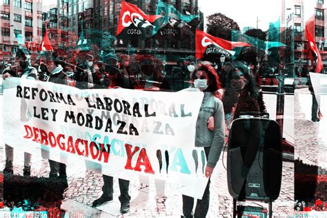 Protesta De Cgt Lkn Contra Las Reformas Laborales Y El Desinterés Del