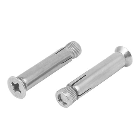 Uxcell M X Mm Stainless Steel Countersunk Head Sleeve Anchor