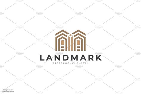 Modern Landmark Logo | Startup logo design, Startup logo, Architecture ...