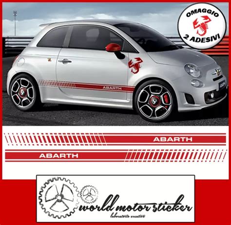 Adesivi Per Fiat Abarth Fasce Fiat Strisce Laterali Fascia