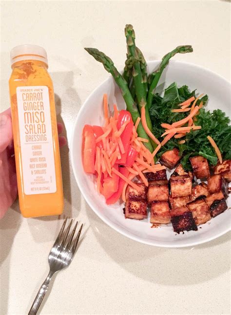 Trader Joe S Carrot Ginger Miso Salad Dressing Trader Joes Recipes