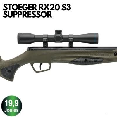 CARABINE À PLOMBS STOEGER RX20 S3 SUPPRESSOR