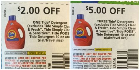 Tide Cleaners Printable Coupons