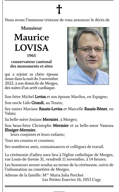 Maurice Lovisa Verstorben Festung Oberland Ch