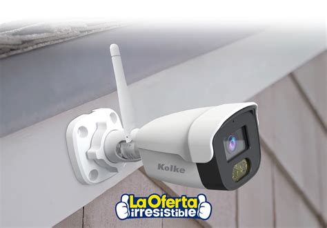 Kit De Seguridad Kolke Wifi Nvr De Canales P C Maras Fhd Con