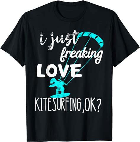 Kitesurfing Kitesurfen Kiten Surfen Kitesurfer Windsurfen T Shirt