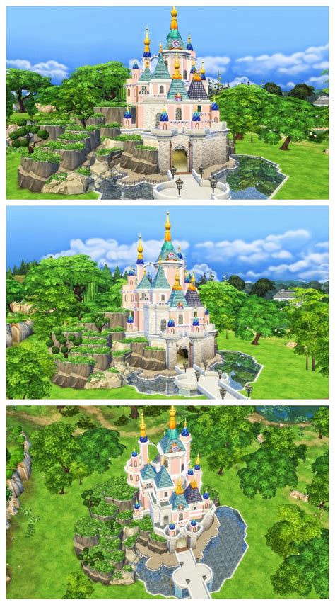 Disneyland Paris Aurora S Castle Sims Disney World Castle