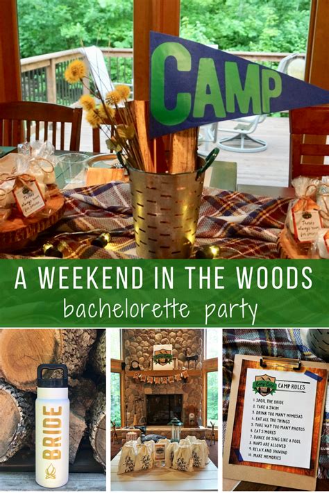 A Weekend In The Woods Camp Themed Bachelorette Party — Legally Crafty