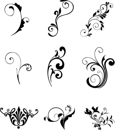 Black leaves vector Free Vector / 4Vector