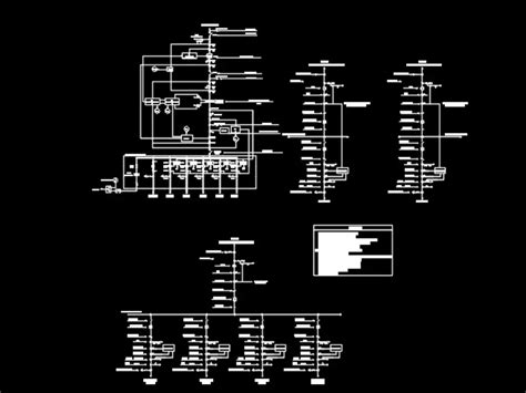 Diagramas Unifilares De Subestações Em Dwg Biblioteca Cad