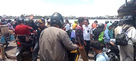 Dishub Kapuas Ramcheck Fery Penyeberangan Persiapan Arus Mudik Lebaran