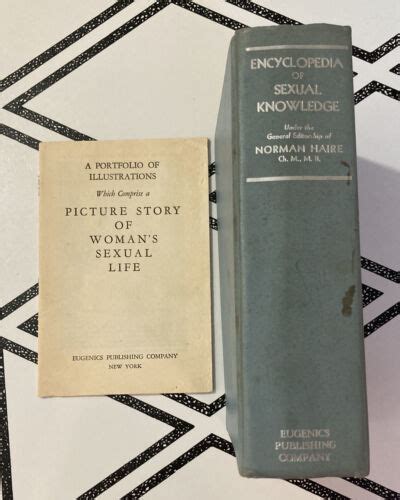 Eugenics Publishing Co Encyclopedia Of Sexual Knowledge And Womans