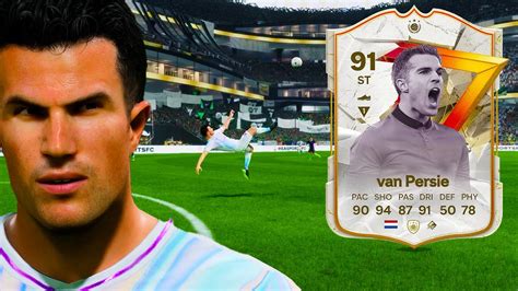 91 Golazo Icon Van Persie Player Review EA FC 24 YouTube