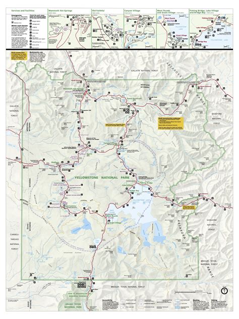 Discovering The Beauty Of Yellowstone National Park Map Nps Utah