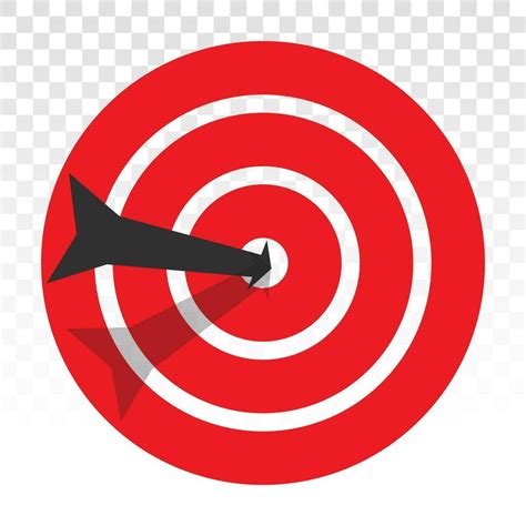 Target or bullseye with arrow line art icon 26756430 Vector Art at Vecteezy