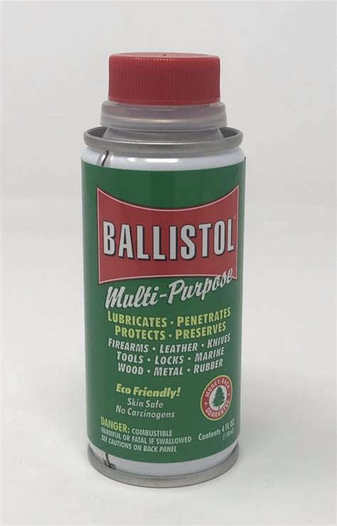 Ballistol Multi Purpose Oil Liquid Gun Oil And Cleaner 4oz Click