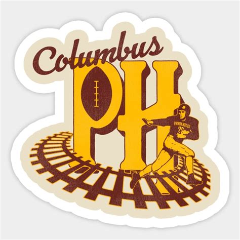 Defunct Columbus Panhandles Football Team - Football - Sticker | TeePublic