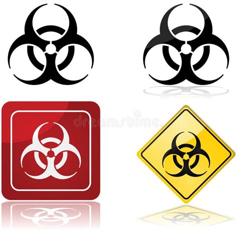 Biohazard Danger Sign Stock Illustrations 27452 Biohazard Danger