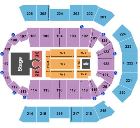 Spokane Podium Seating Chart