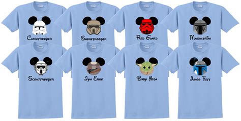 Disney World Shirt Star Wars Disney Vacation Disney Group Etsy