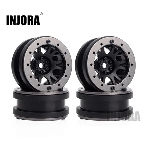 Injora roda interna de plástico 4 peças 1 9 para crawler rc scx10