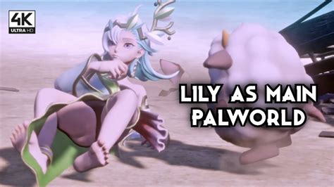 4K UHD Play As Barefoot Lily Palworld Boss Tower Of The Free Pal