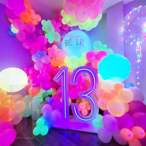 Pin By Lifestyle For M W On Manualidades Neon Birthday Glow