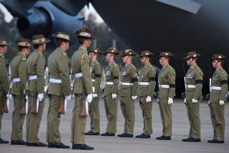 Honour Guard Made Australian Defence Force Editorial Stock Photo