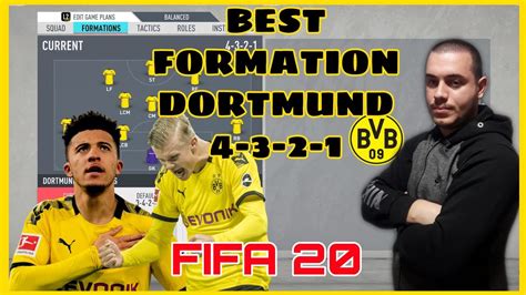 BORUSSIA DORTMUND 2 BEST FORMATION CUSTOM TACTICS PLAYER