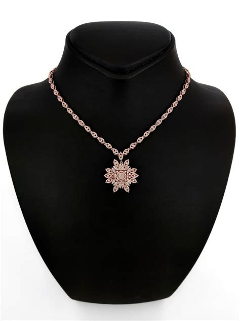 No Reserve Price Igi Certified Carat Pink Diamonds Necklace