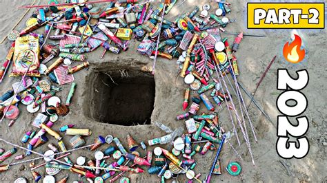 Testing Diwali Crackers In Hole Part Firecrackers Testing In Hole