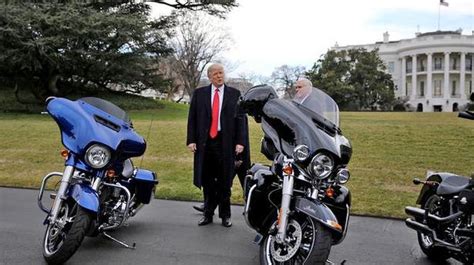 U S President Donald Trump Again Points To Indian Tariffs On Harley