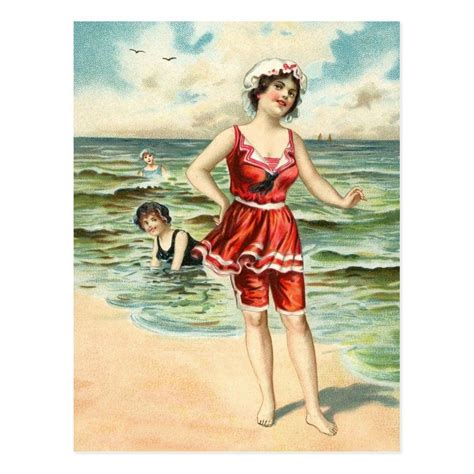 Vintage Bathing Beauties Postcard Artofit