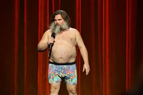 Jack Black Strips Down Sings Taylor Swifts Anti Hero At Sag Aftra