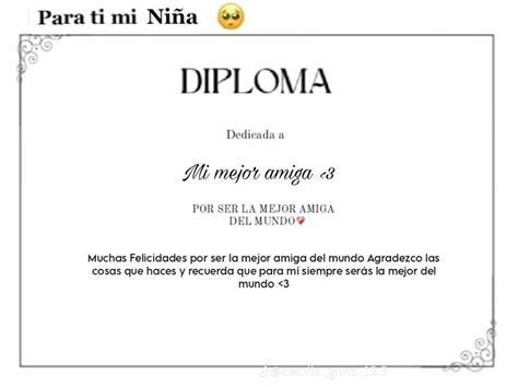 Diploma Por Ser La Mejor Regalos Para Mi Mejor Amigo Cumplea Os