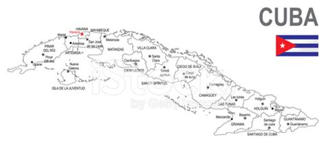 Cartoon Map Of Cuba Stock Vector | Royalty-Free | FreeImages