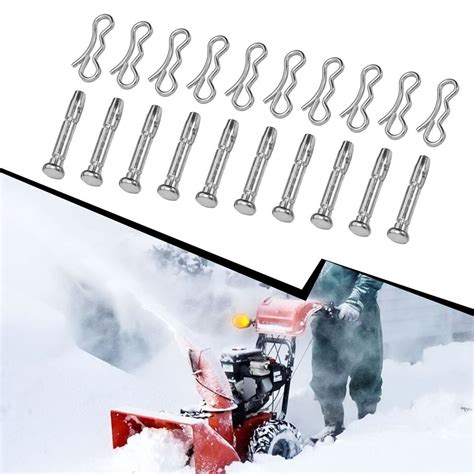 20pcs Shear Pins And Cotter Pins For Snowblower Compatible With Ebay