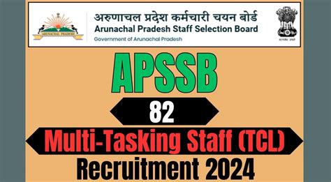 APSSB Recruitment 2024 For Multi Tasking Staff TCL Posts