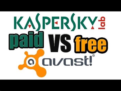 Kaspersky Vs Avast Free Vs Paid Antivirus Detection Video Summary