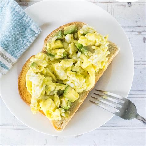 Avocado Scrambled Eggs - Fox Valley Foodie