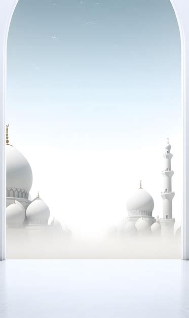 Premium Photo | Mosque Islamic background copy space for banner