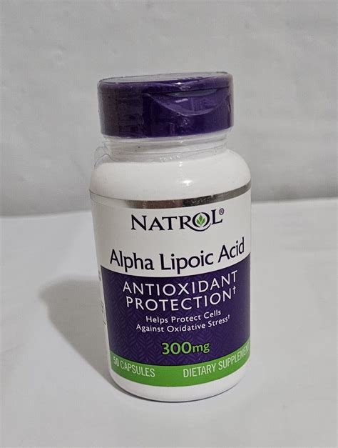 Natrol Alpha Lipoic Acid 300 Mg 50 Capsules EBay