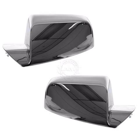 XYIVYG Chrome Mirror Cap Cover Upgrade Pair Set 2010 2015 For Chevy