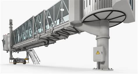 Airport Passenger Boarding Jetway Bridge 3D Model $149 - .3ds .c4d .fbx ...