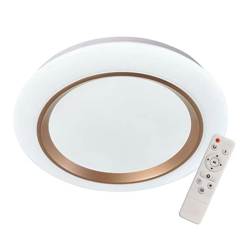 Plafón de techo Led Avenue 58W Regulable Bronce Lúzete