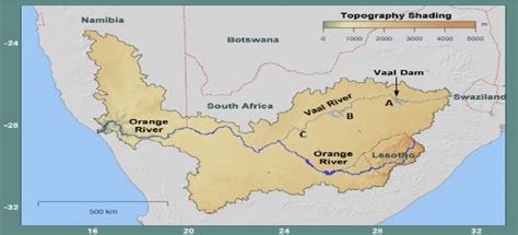 Vaal River Map