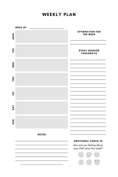 Lsat Study Planner Resolution Test Prep